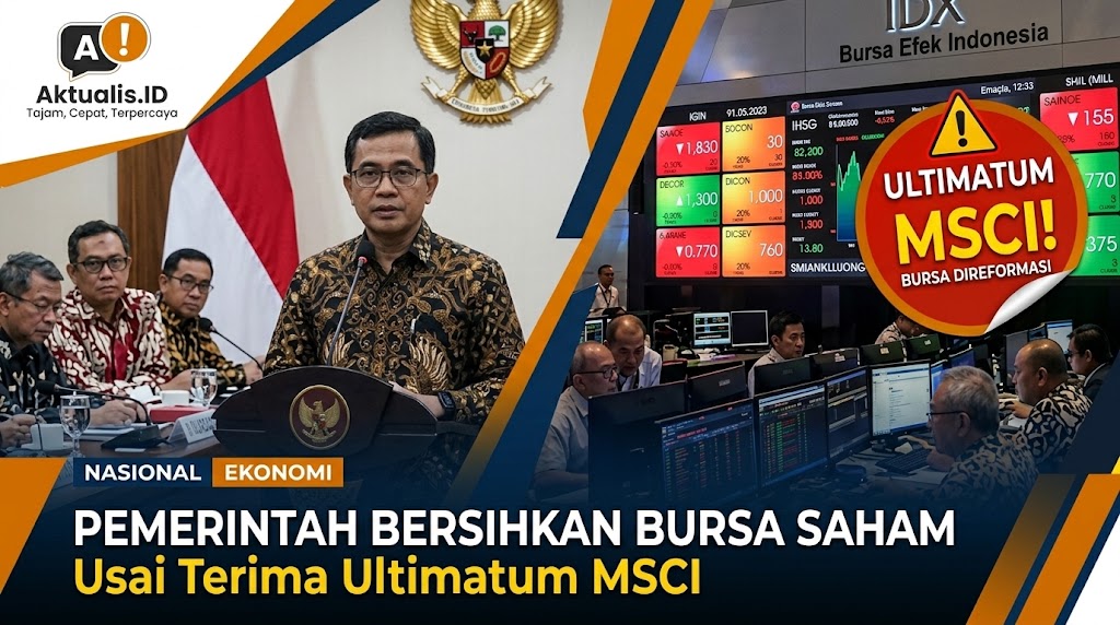 Pemerintah Bersihkan Bursa Saham Usai Terima Ultimatum MSCI