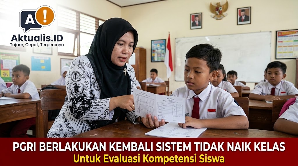 PGRI Berlakukan Kembali Sistem Tidak Naik Kelas Evaluasi Kompetensi Siswa