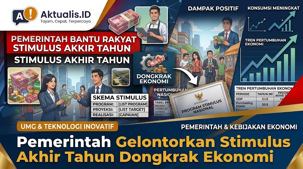 Pemerintah Gelontorkan Stimulus Akhir Tahun Dongkrak Ekonomi