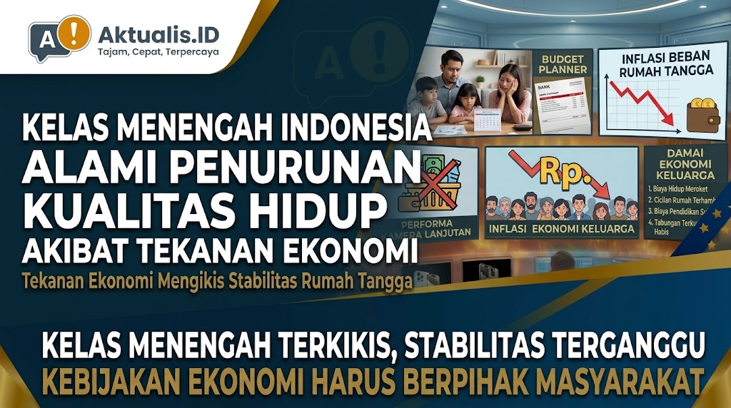 Kelas Menengah Indonesia Alami Penurunan Kualitas Hidup Akibat Tekanan Ekonomi