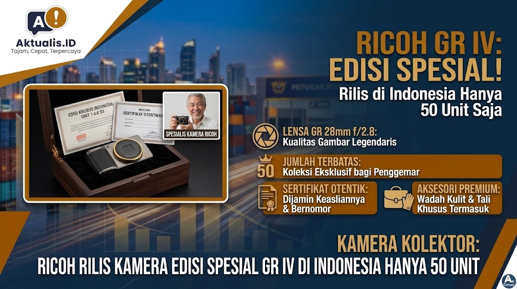 Ricoh Rilis Kamera Edisi Spesial GR IV di Indonesia Hanya 50 Unit