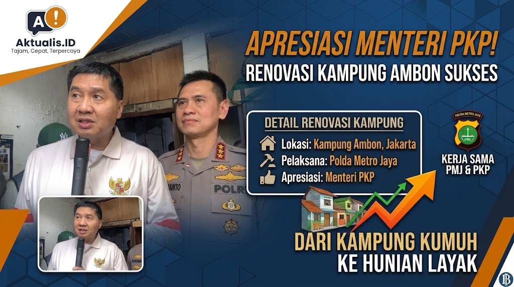 Menteri PKP Apresiasi Polda Metro Jaya Renovasi Kampung Ambon