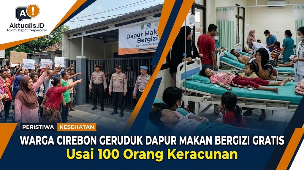Warga Cirebon Geruduk Dapur Makan Bergizi Gratis Usai 100 Orang Keracunan