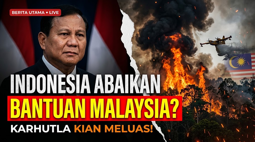 Pemerintah Indonesia Abaikan Tawaran Bantuan Malaysia Padamkan Karhutla