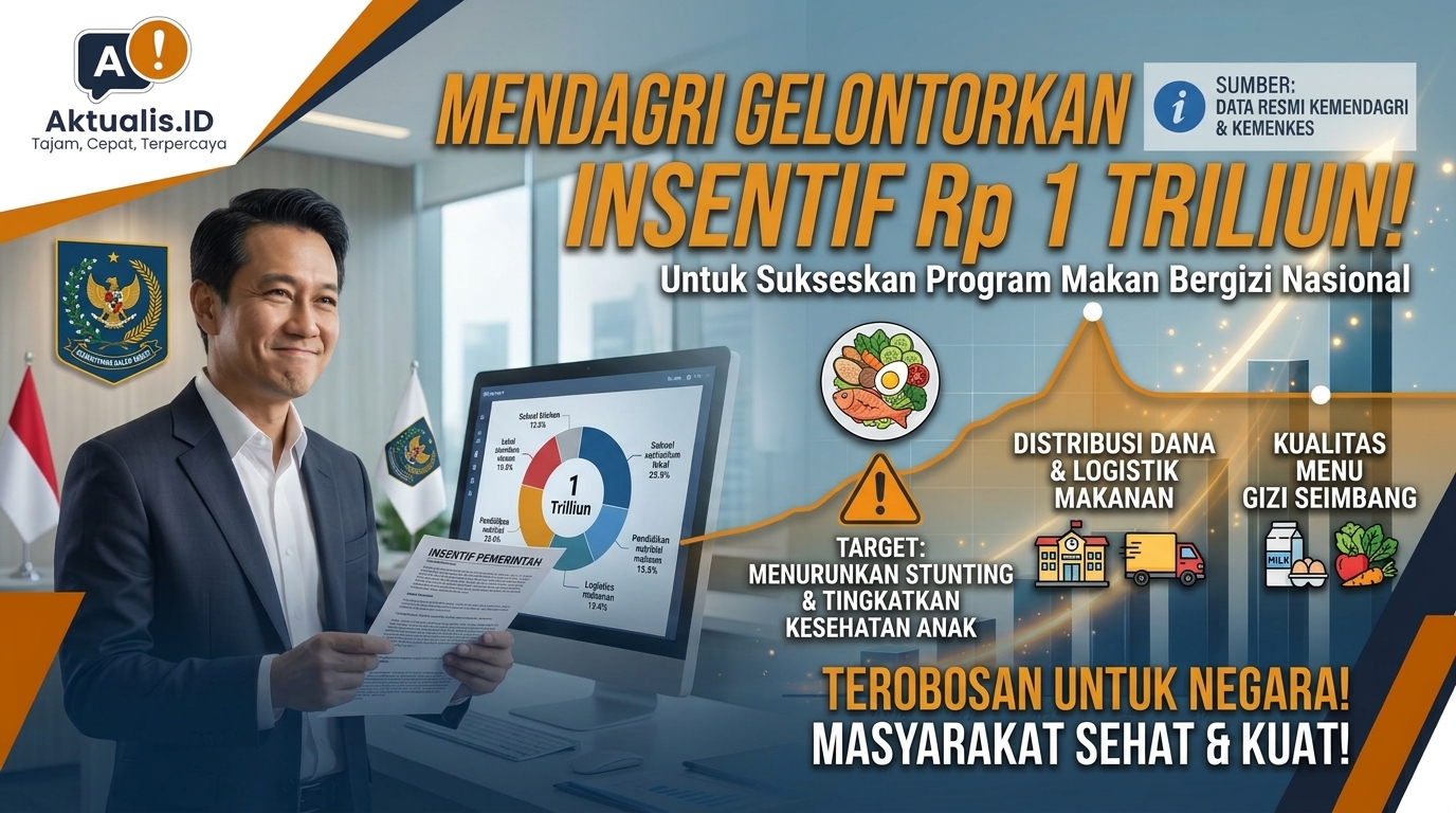 Mendagri Gelontorkan Insentif Rp 1 Triliun untuk Sukseskan Program Makan Bergizi