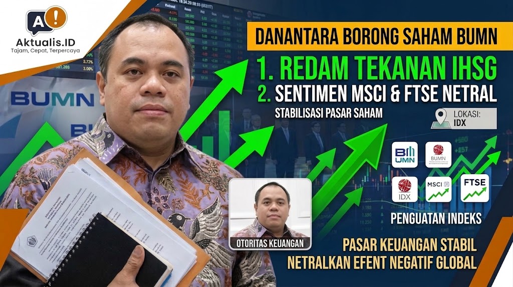 Danantara Borong Saham BUMN Redam Tekanan IHSG dan Sentimen MSCI FTSE