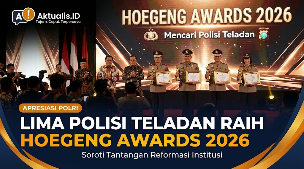 Lima Polisi Teladan Raih Hoegeng Awards 2026, Soroti Tantangan Reformasi Institusi