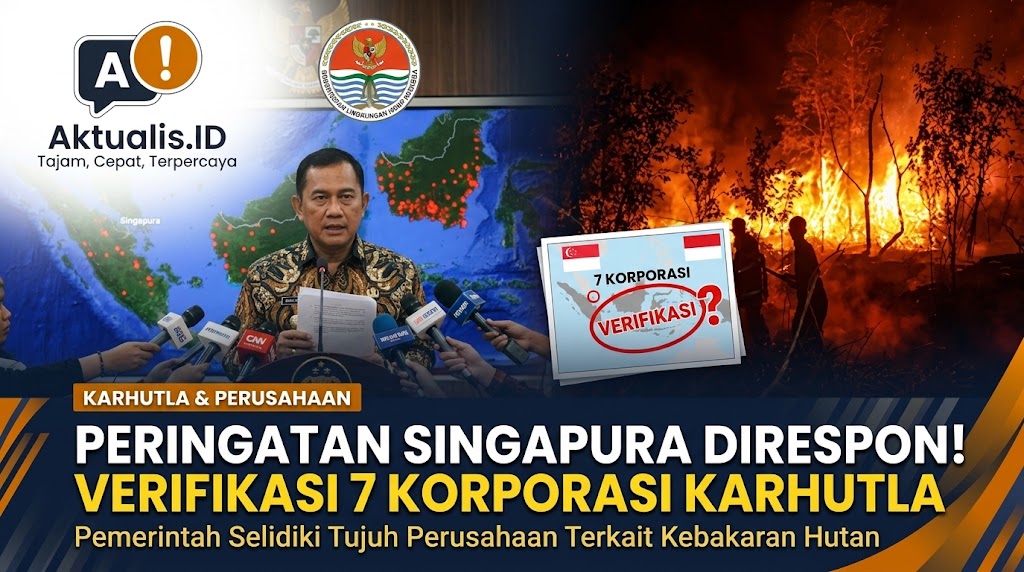 Pemerintah Verifikasi Peringatan Singapura Terkait Tujuh Korporasi Karhutla