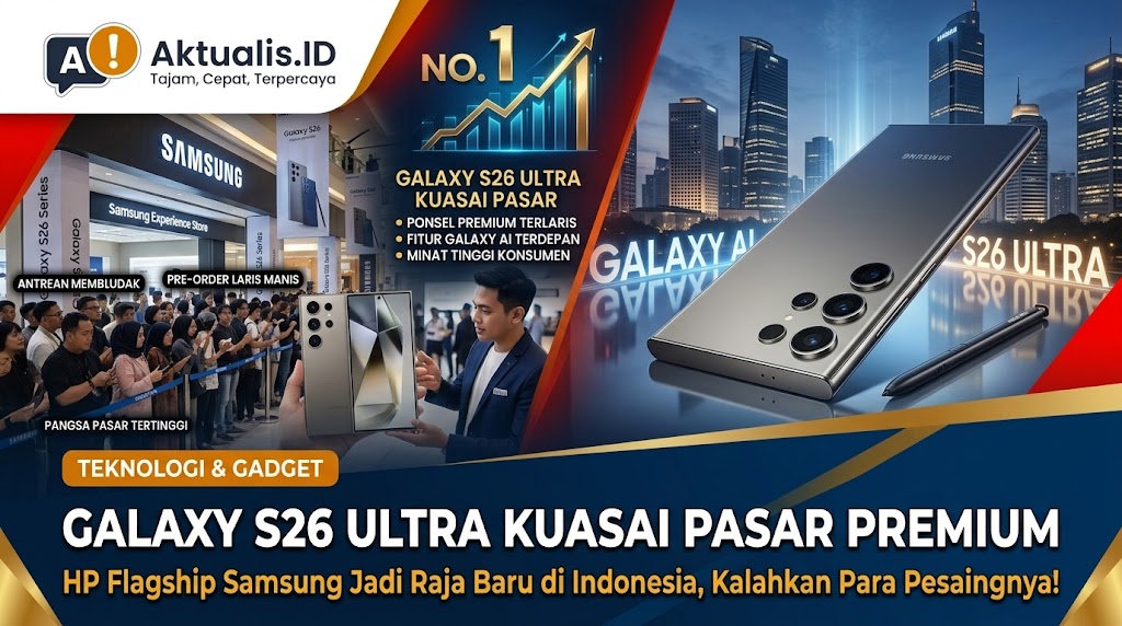 Samsung Galaxy S26 Ultra Kuasai Pasar Ponsel Premium Indonesia