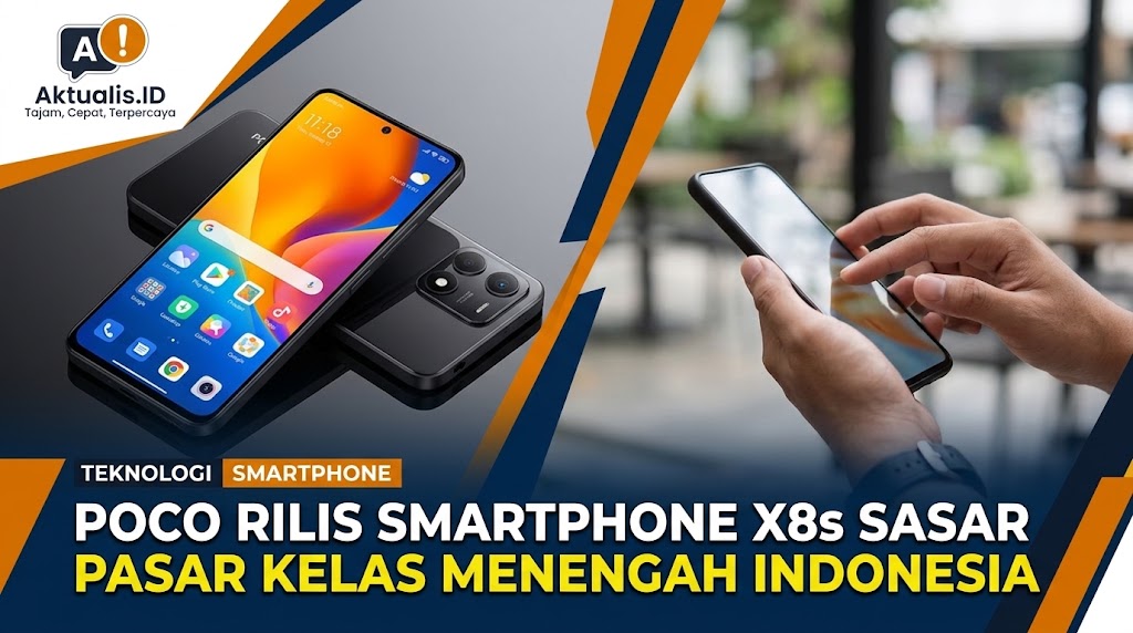 POCO Rilis Smartphone X8s Sasar Pasar Kelas Menengah Indonesia