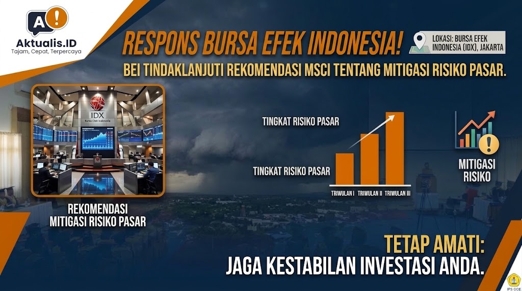 Bursa Efek Indonesia Respons Rekomendasi Mitigasi Risiko Pasar MSCI