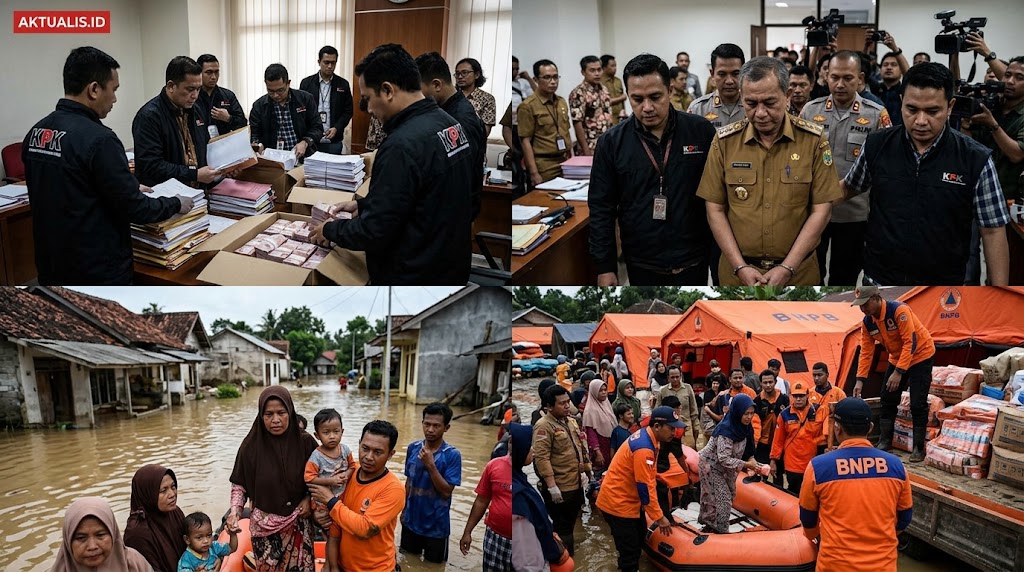 KPK Gelar OTT Pejabat BNPB Terkait Dugaan Korupsi Dana Penanganan Bencana