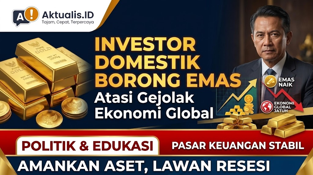 Investor Domestik Borong Emas Logam Mulia Atasi Gejolak Ekonomi Global