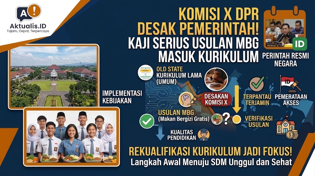 Komisi X DPR Desak Pemerintah Kaji Serius Usulan MBG Masuk Kurikulum